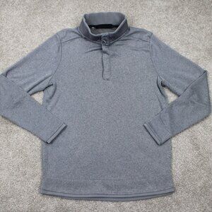 Under Armour Sweatshirt Adult Medium Gray UA Coldgear Loose Fit‎ 1/4 Zip L/S